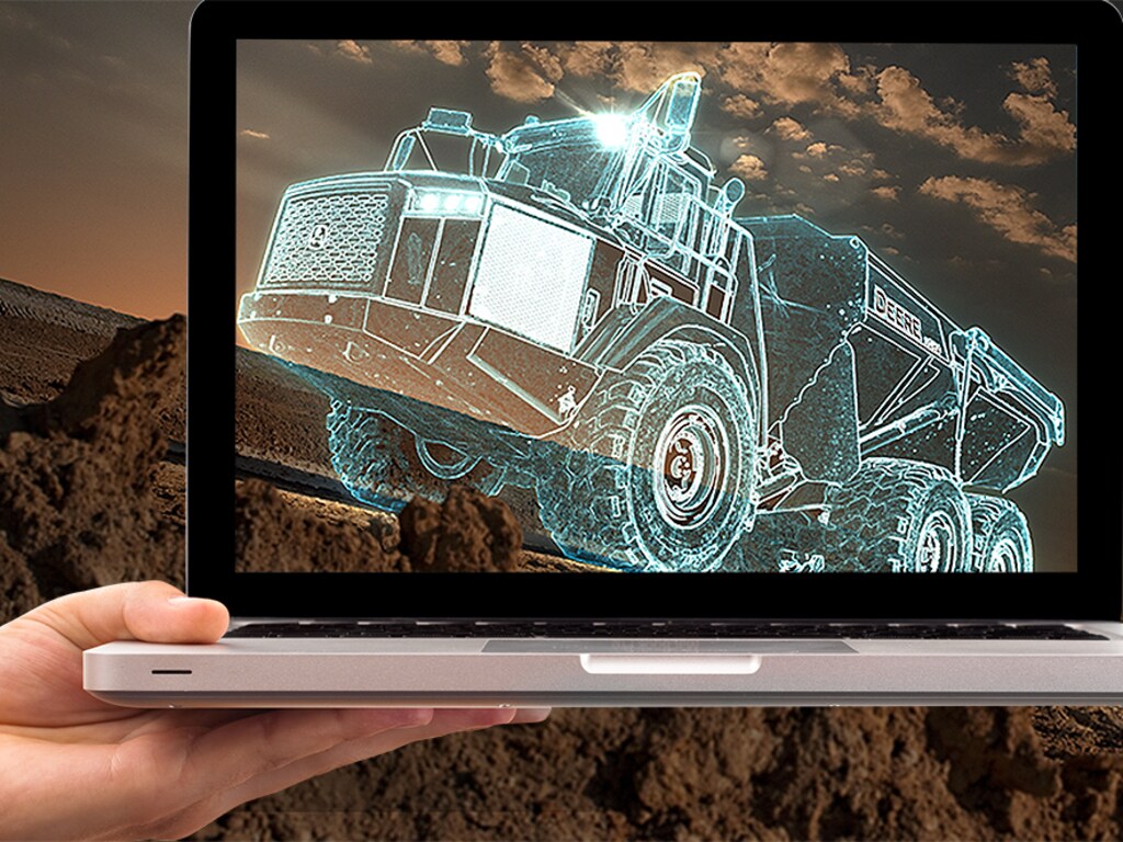 computadora que muestra una imagen de rayos x de un ADT en un lugar de trabajo