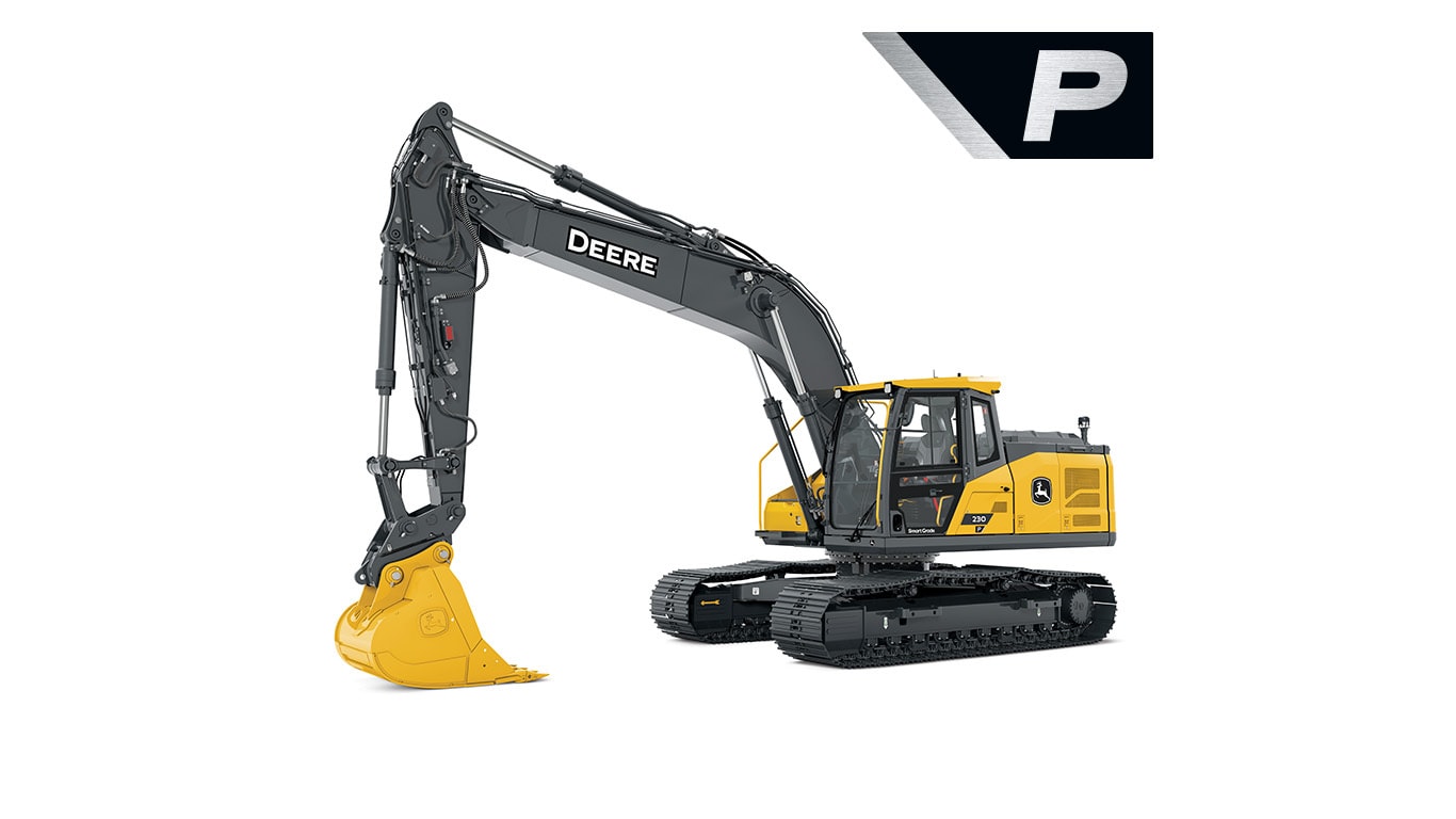 Imagen de estudio de la Excavadora 230 P-Tier