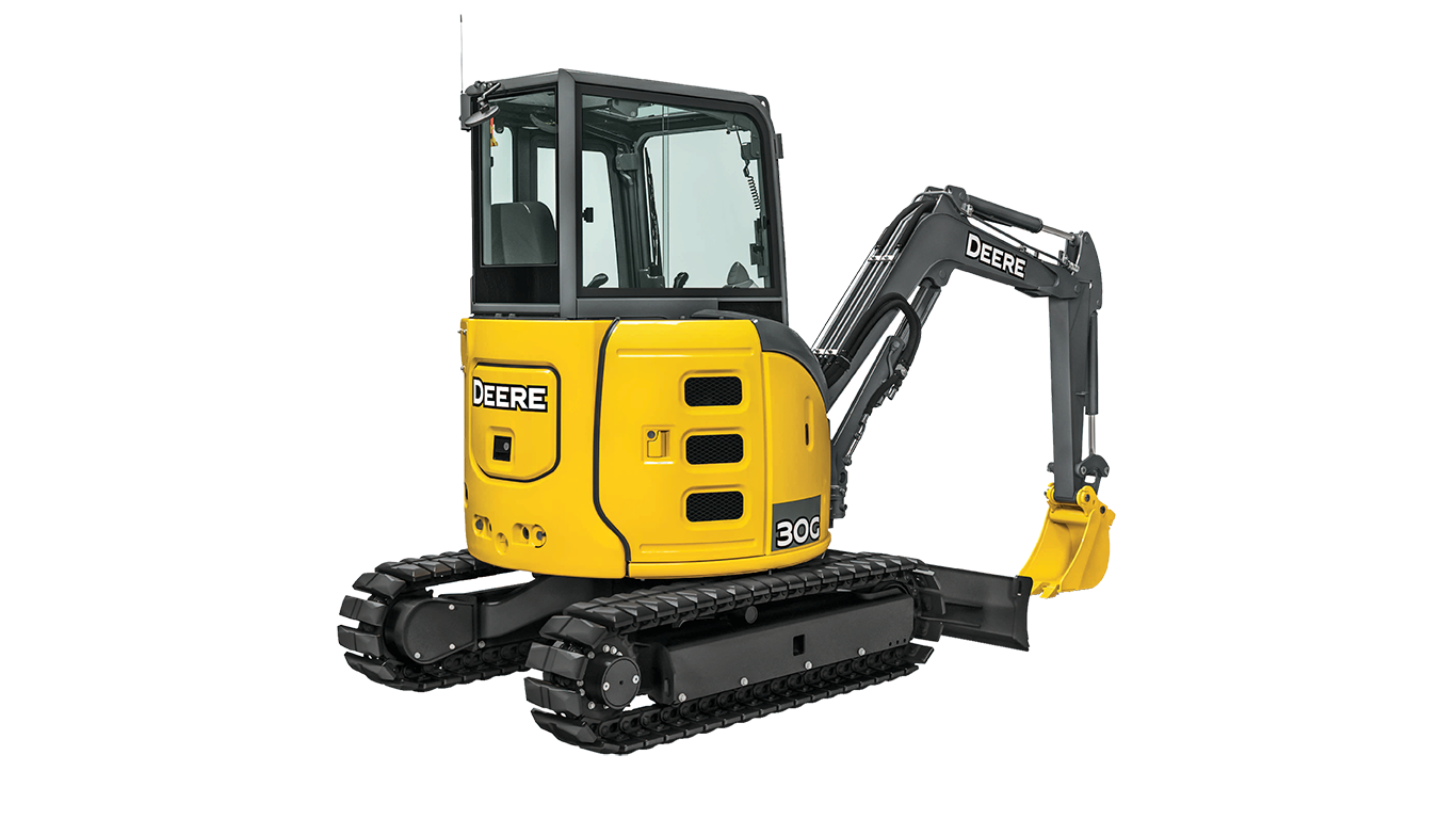 Imagen de estudio Excavadora 30G.