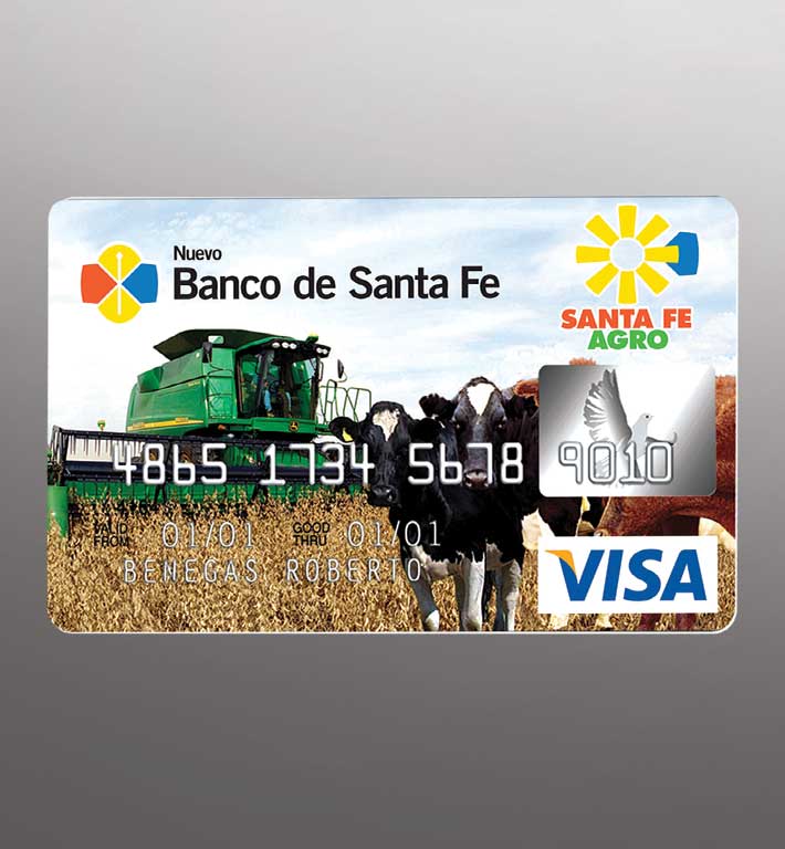 Tarjeta Visa Santa Fe Agro