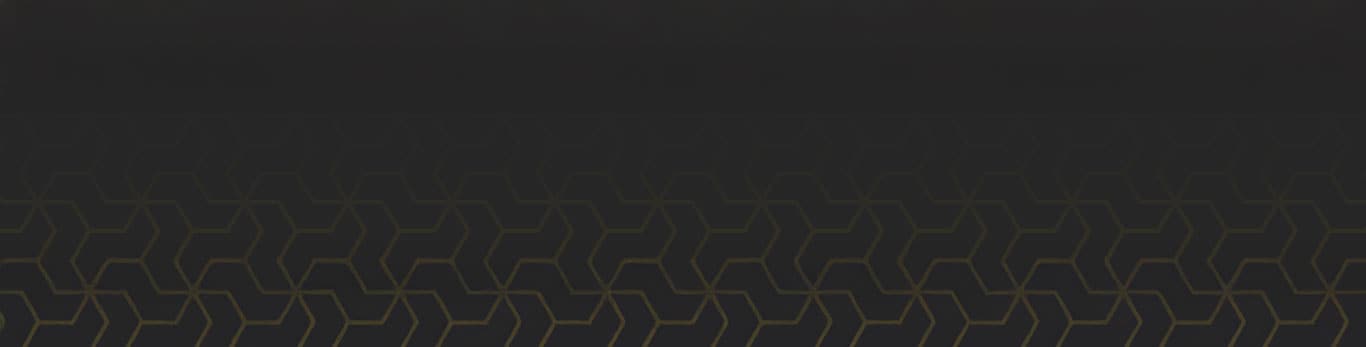 Fondo gris y negro con tramas geométricas amarillas.