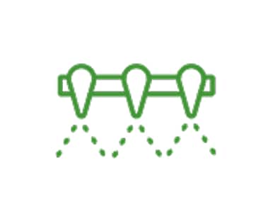 Fondo blanco con ícono de aplicación preciso.