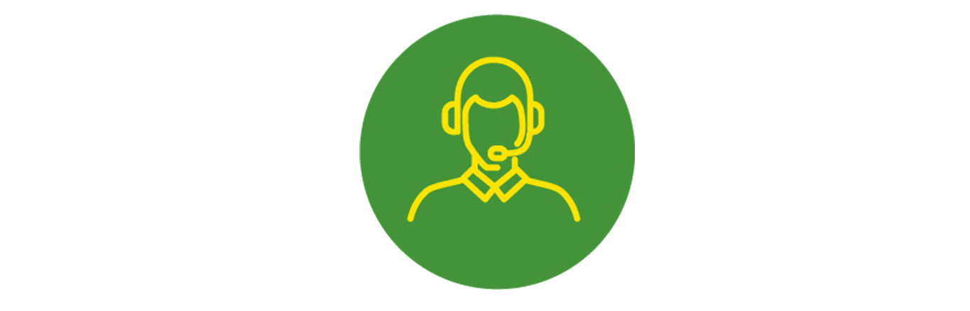 Icono de una persona con un teléfono.