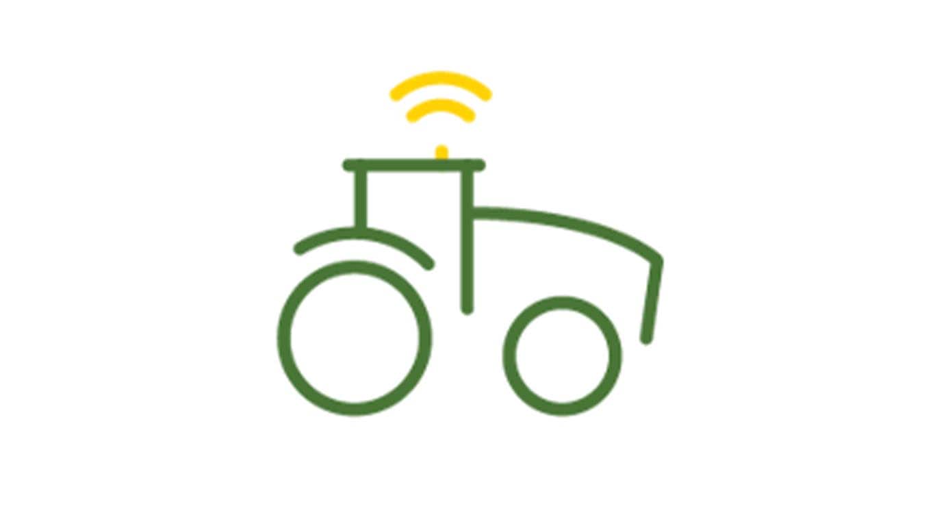 Símbolo de un tractor