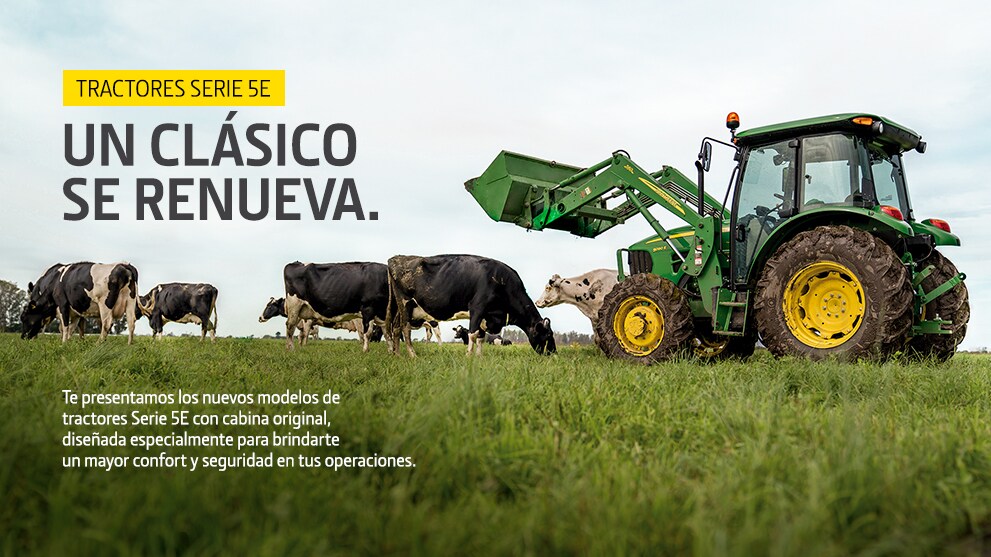 Tractores Serie 5E con cabina original