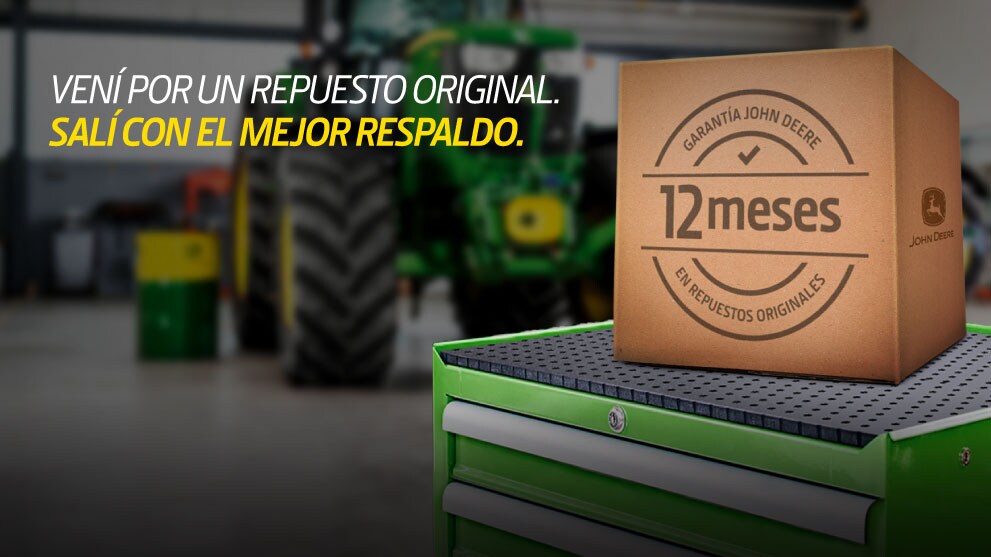 12 meses de garantía en repuestos originales
