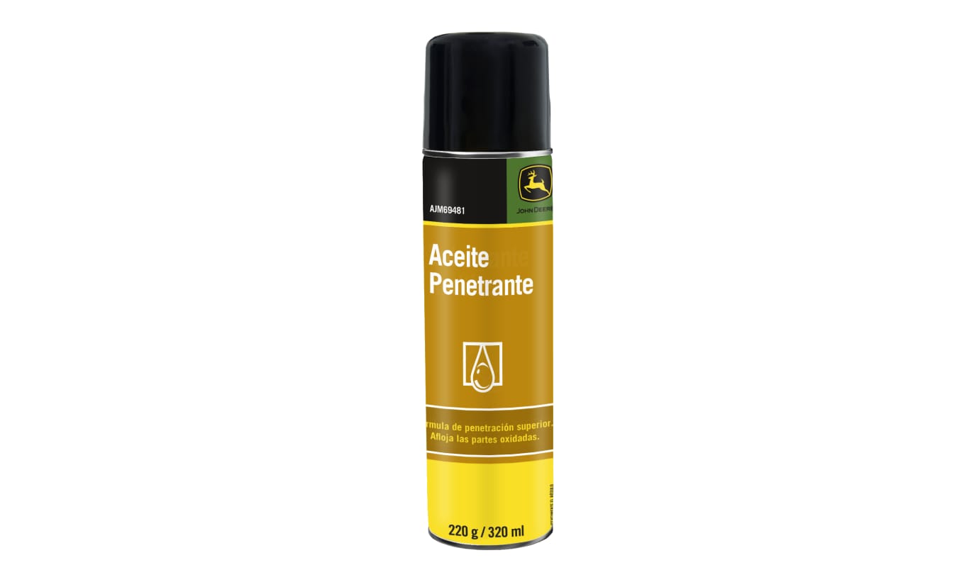 Producto Aceite penetrante sobre fondo blanco.