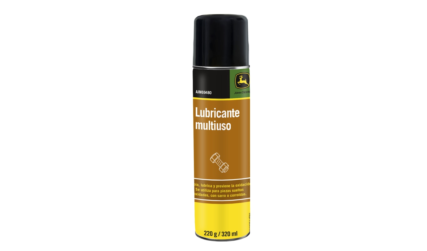 Producto Lubricante multiuso sobre fondo blanco.