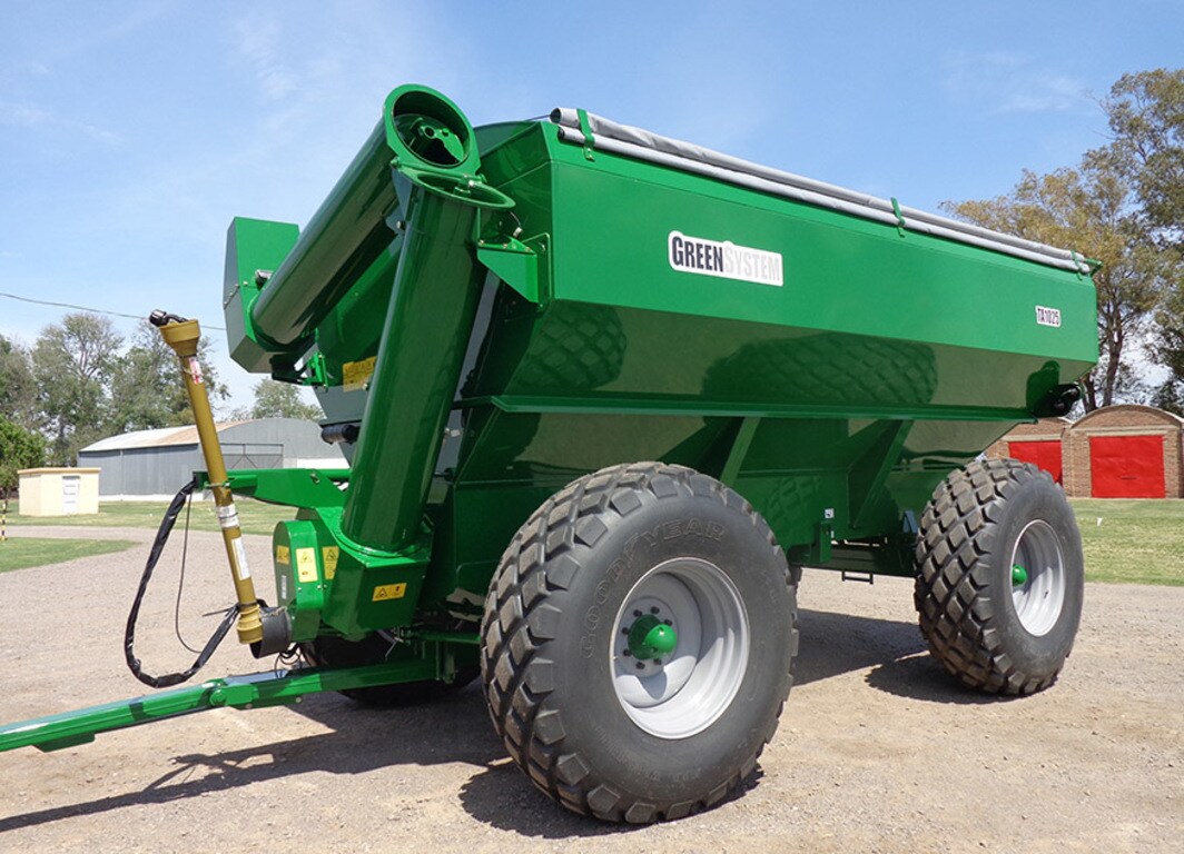 Tolva Autodescargable GreenSystem TA1025: Robusta y eficiente.