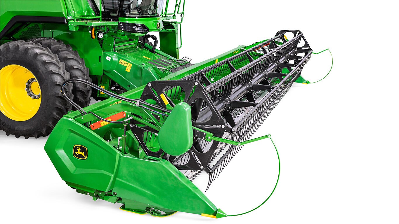 Plataforma de corte para cosechadora de granos con tecnología HydraFlex y alto rendimiento.