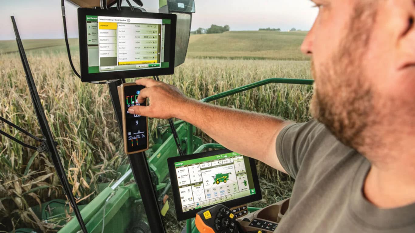 Imagen en primer plano del implemento Full Row Unit