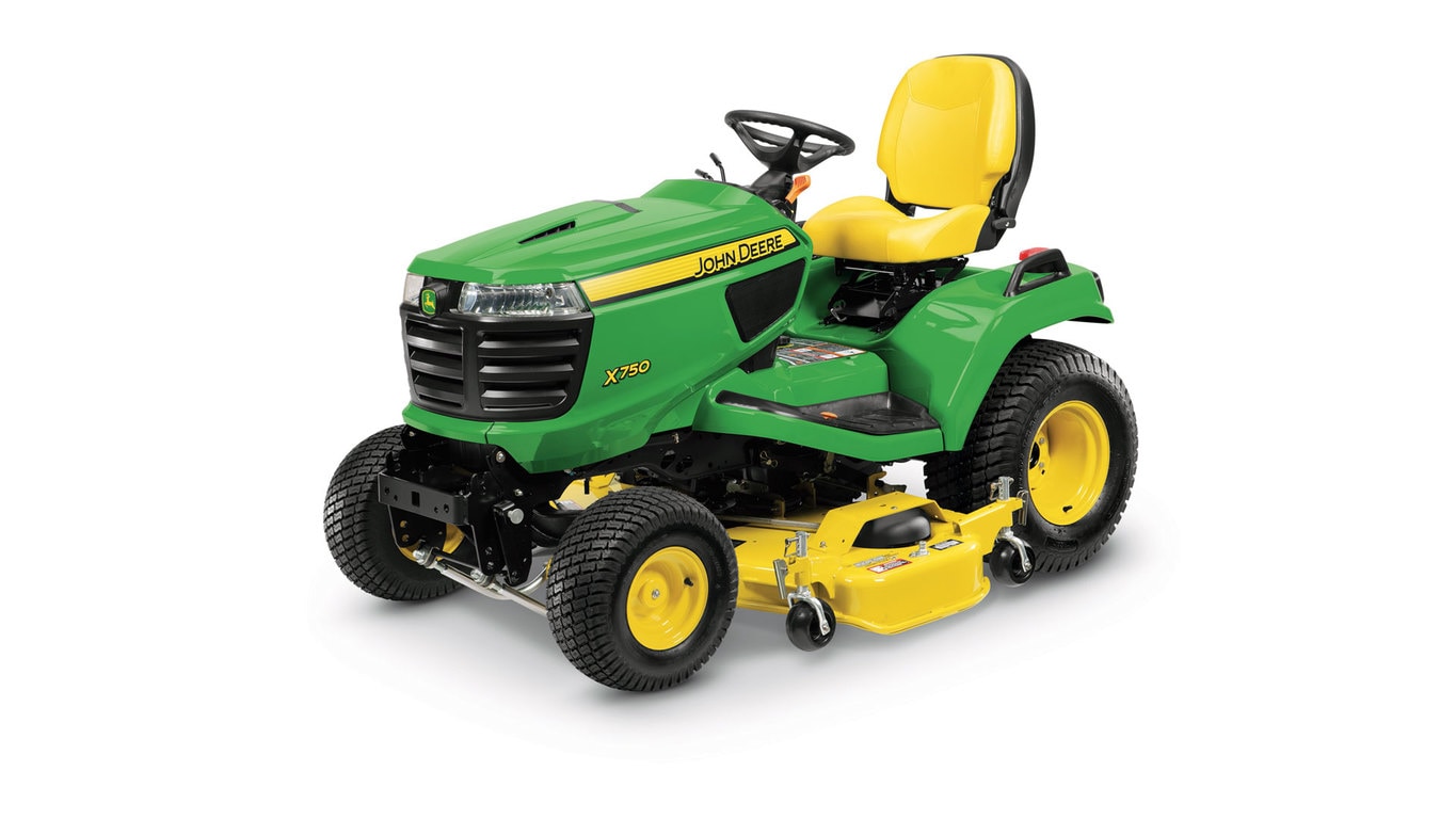 Imagen de estudio Tractor de Jardín X750.